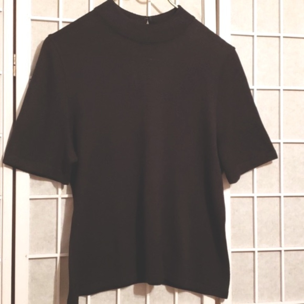 ERIC STEVEN SHORT SLEEVE ZIP SWEATER SZ 12